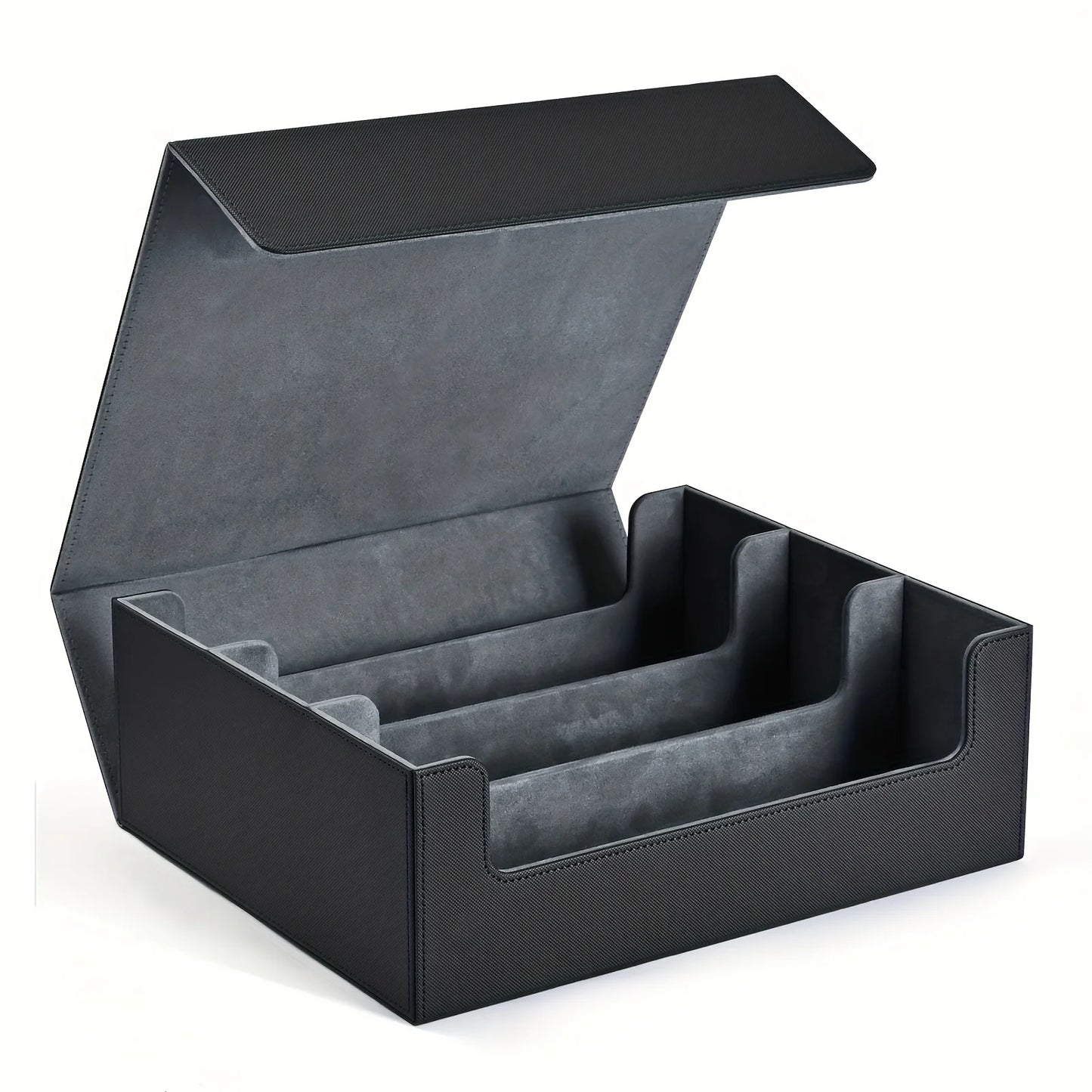 PU Leather Trading Card Storage Box (1800+ cards)
