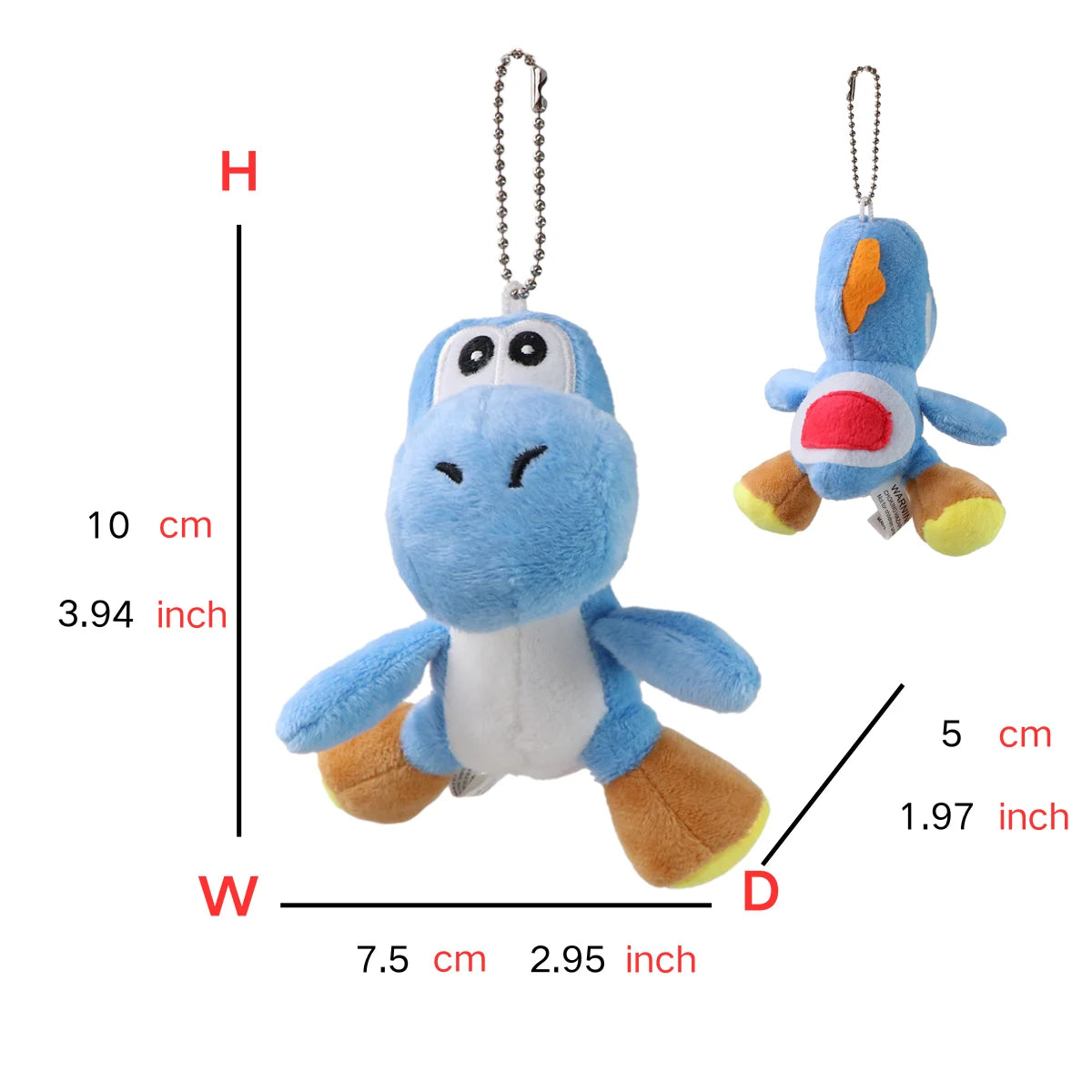 Super Mario Plush Toys Keychains