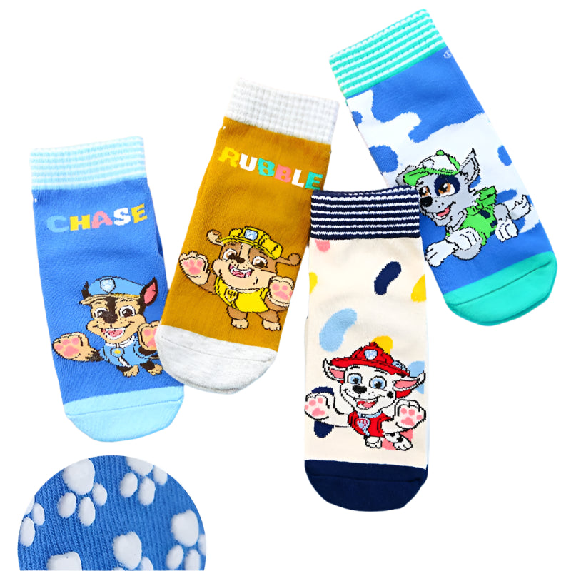 Kids Anti-Slip Floor Socks of Paw Patrol (4 pairs)