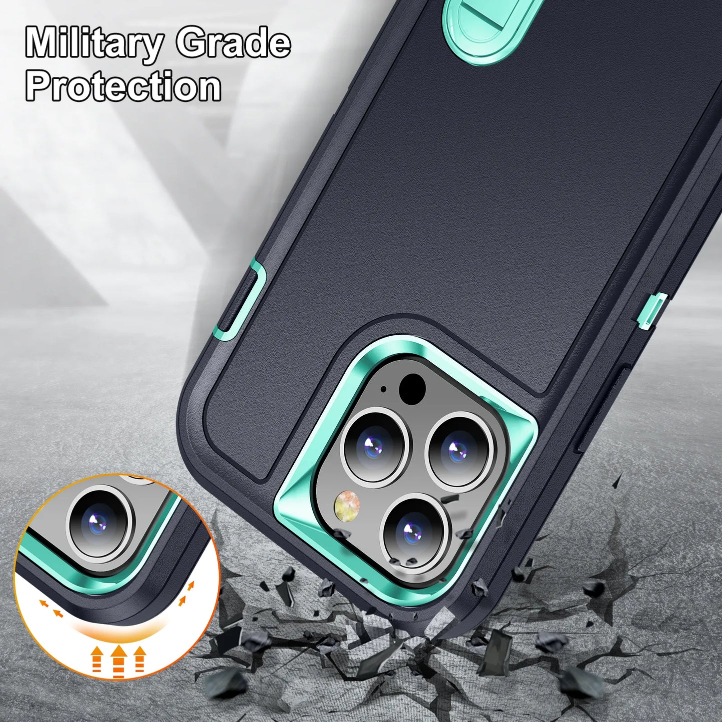 Defend Heavy Armour Shockproof iPhone Case - Red