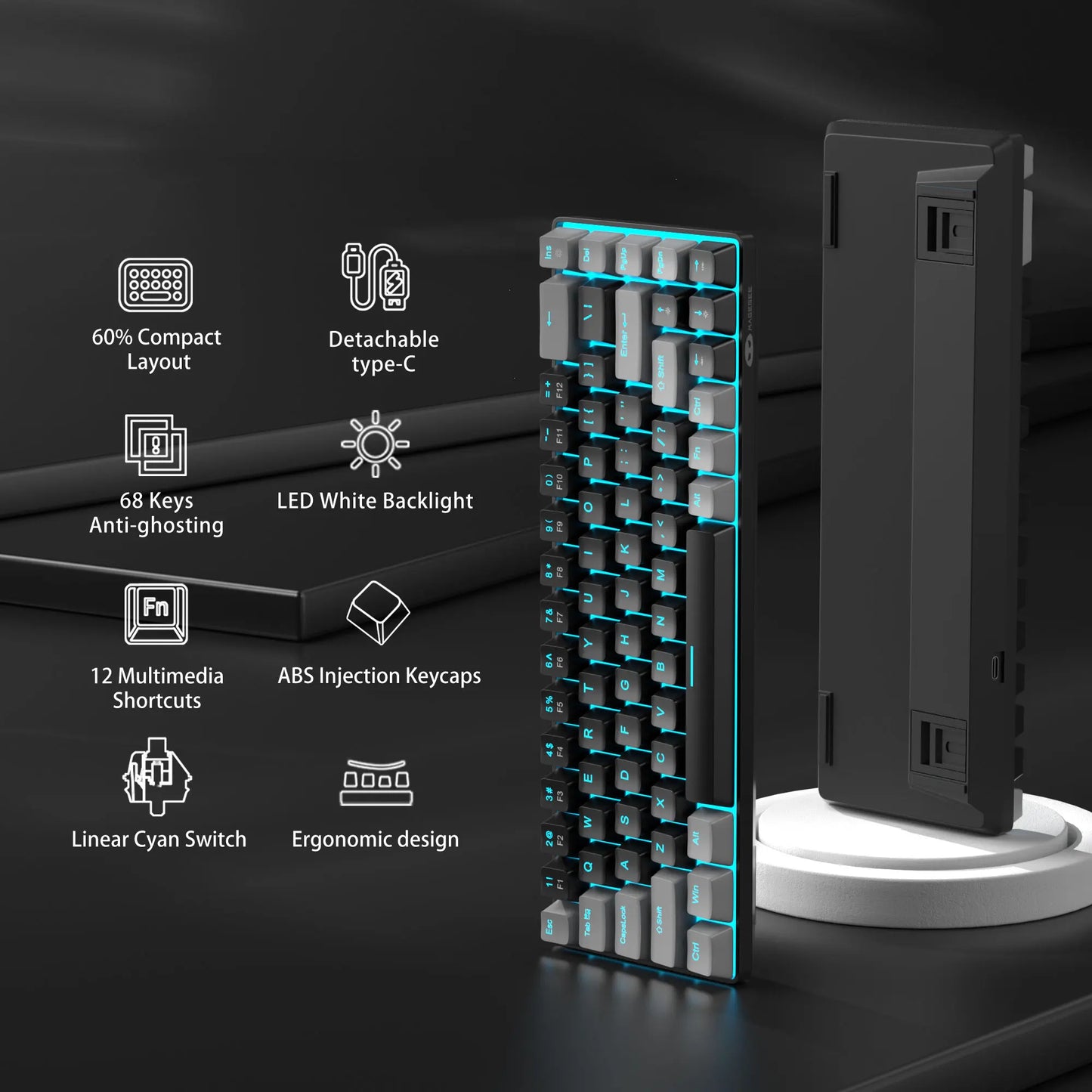 MageGee 60% Mechanical Gaming Keyboard