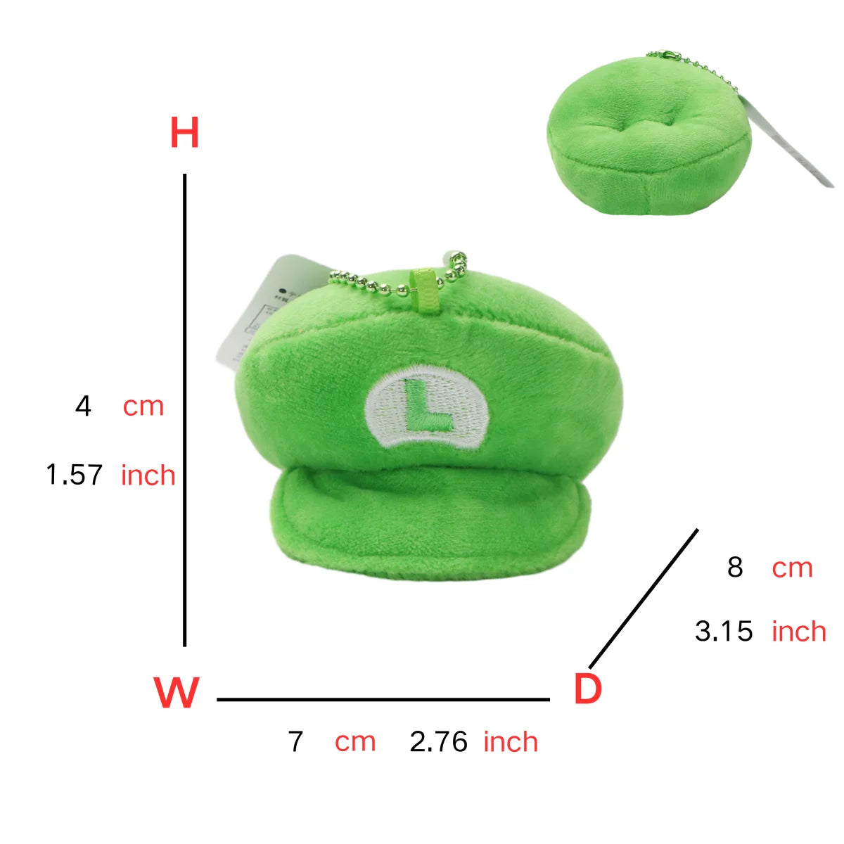 Super Mario Plush Toys Keychains