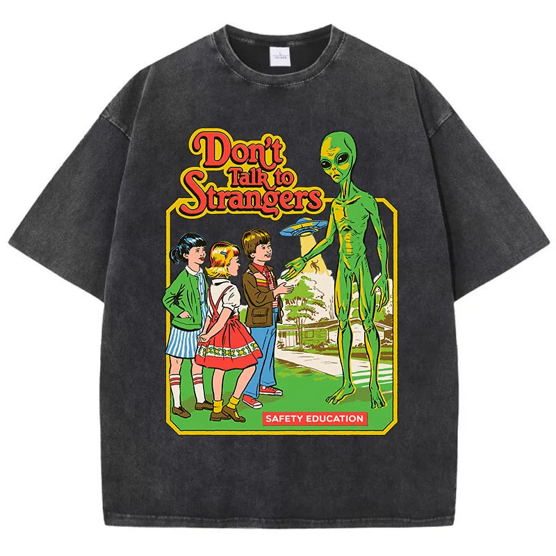 Don't Talk to Strangers Women's Graphic Tee