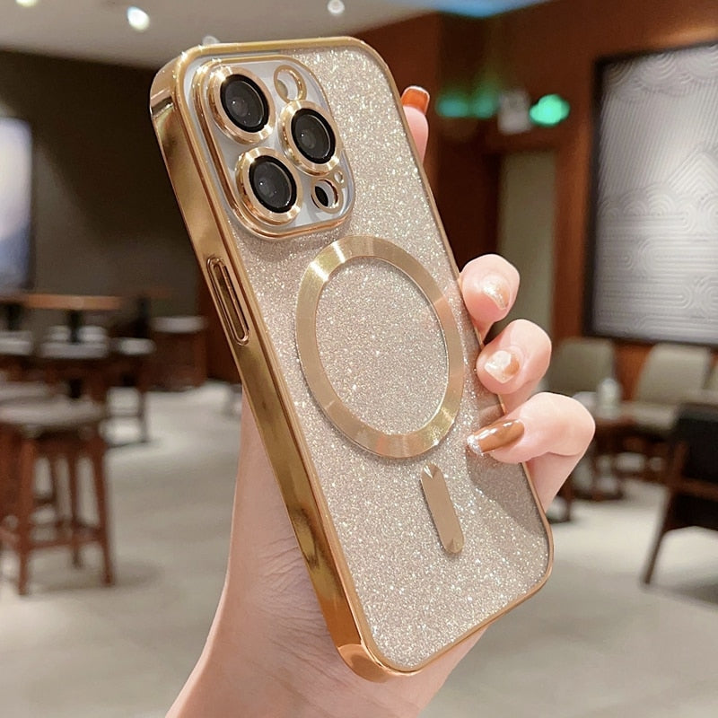 Bling Bling Glitter iPhone Magsafe Case | iPhone 13-14