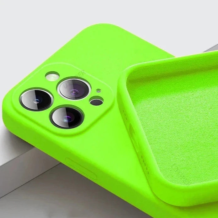 Soft Silicone Shockproof iPhone Case - Brown