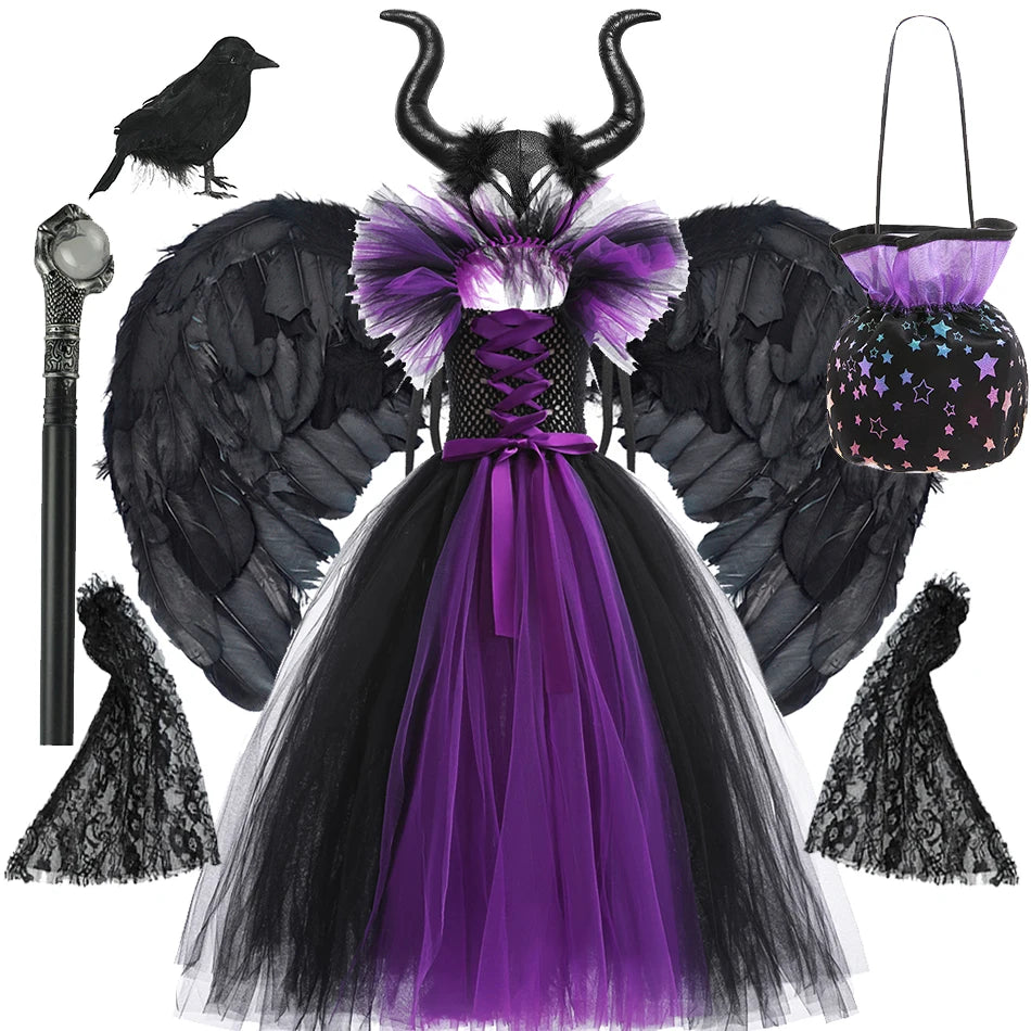 Kids Costume Inspired by Maleficent