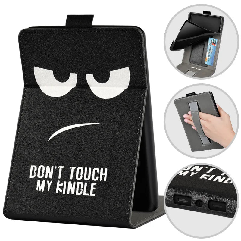 Don't Touch design Kindle Paperwhite case