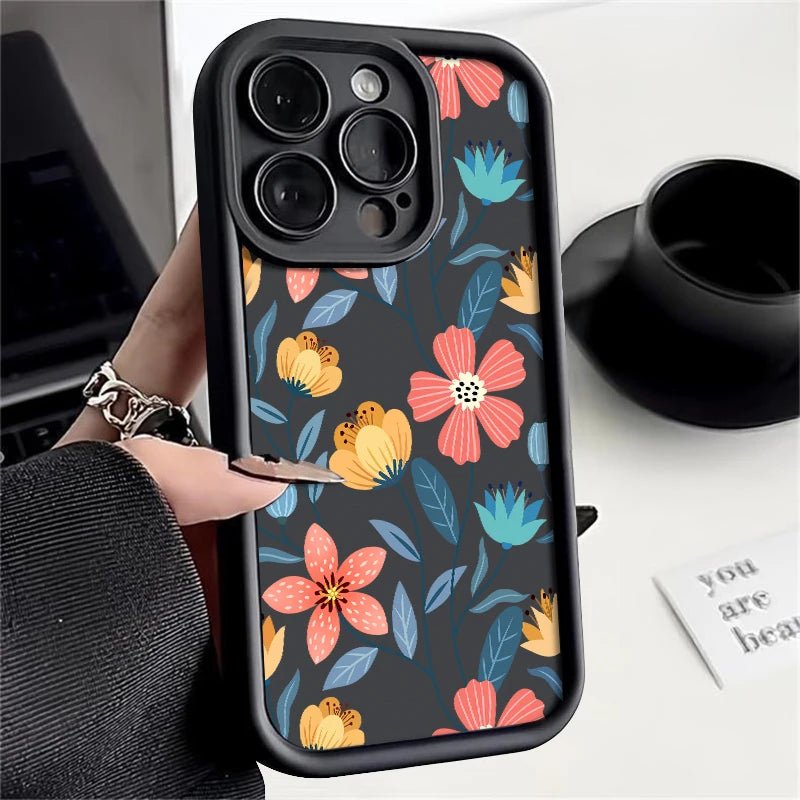 Flower Garden Shockproof iPhone Case - iPhone 15 range