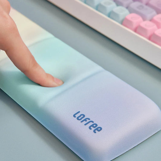 Rainbow Marshmallow Wrist Rest by Lofree