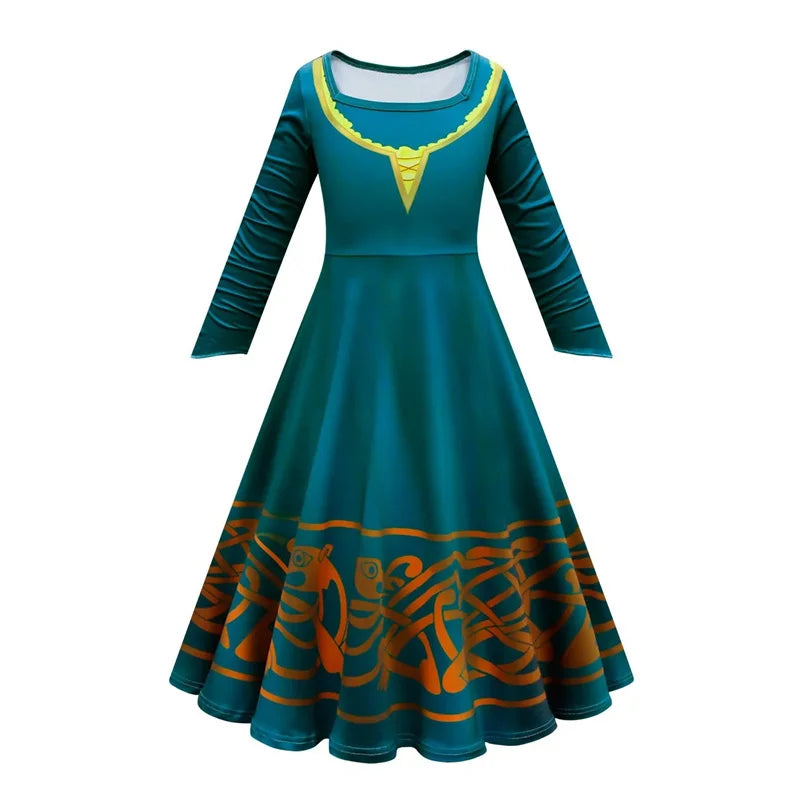 Kids Dress-up Costume of Merida from Brave