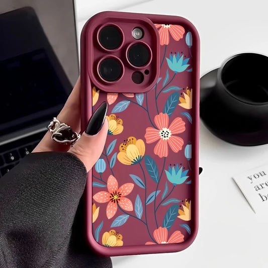 Flower Garden Shockproof iPhone Case - iPhone 12 range