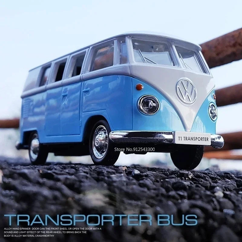 Volkswagen T1 Transporter Bus 1:32 Diecast Model Car