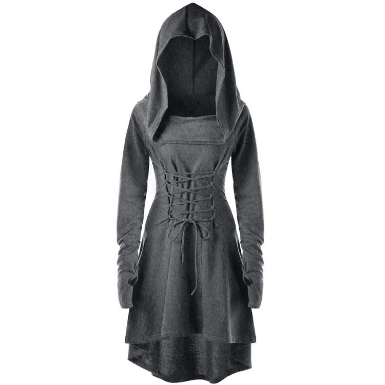 Medieval Mysterious Women's Costume Cloak