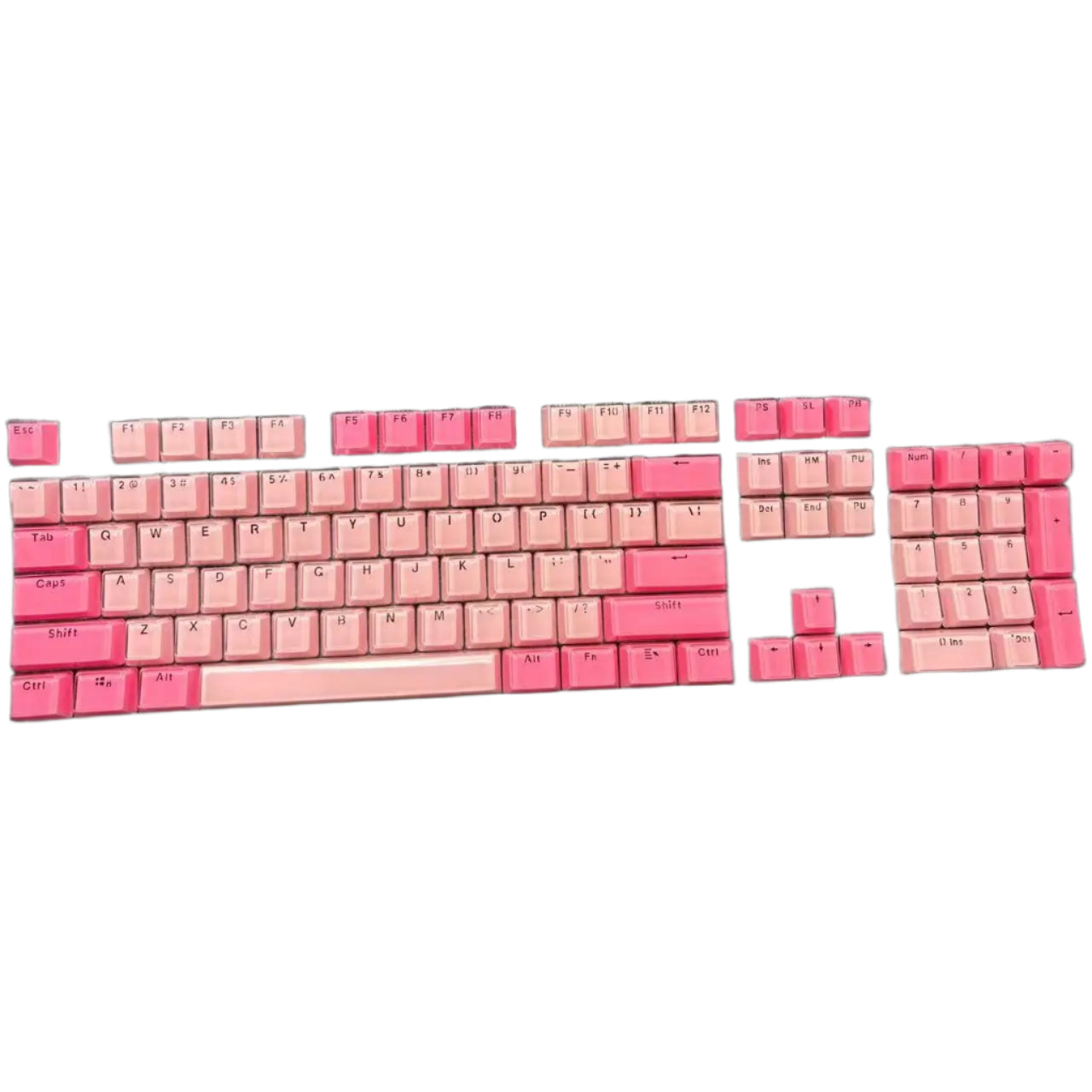 Jelly Crystal Keycaps 136 Keys for Mechanical Keyboard