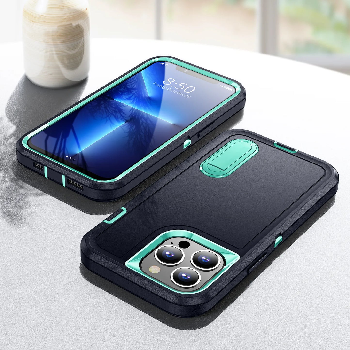 Defend Heavy Armour Shockproof iPhone Case - Red