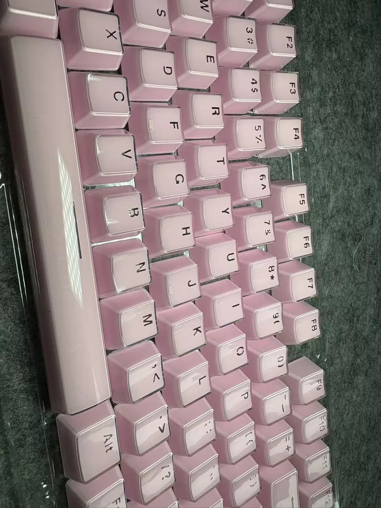 Jelly Crystal Keycaps 136 Keys for Mechanical Keyboard