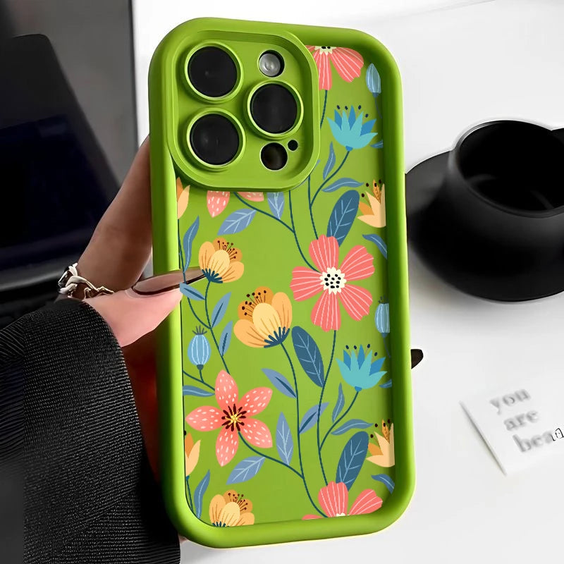 Flower Garden Shockproof iPhone Case - iPhone 15 range
