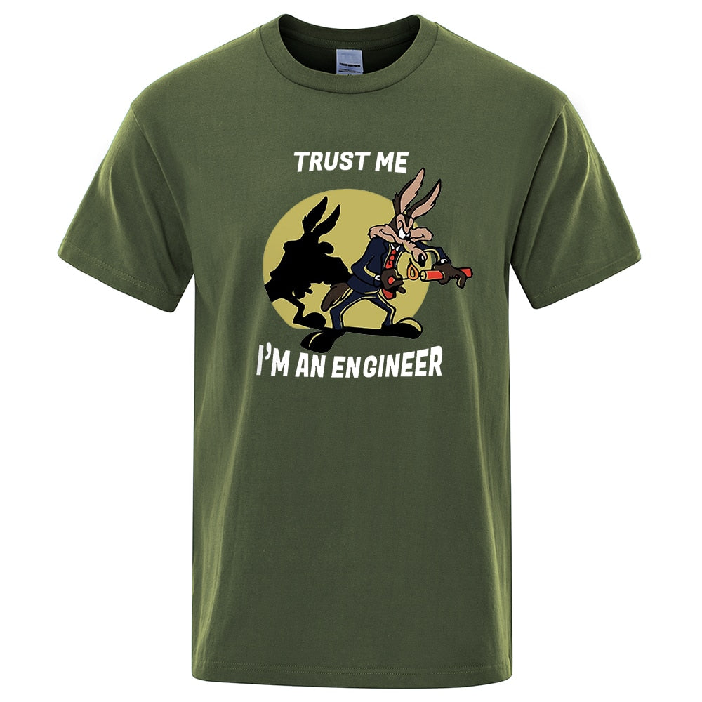 Wile E Coyote Engineer Men's Graphic Tee