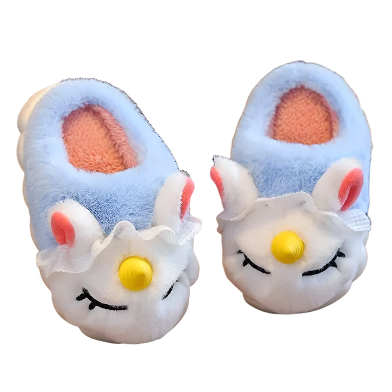 Kids Unicorn Plush Indoor Slippers