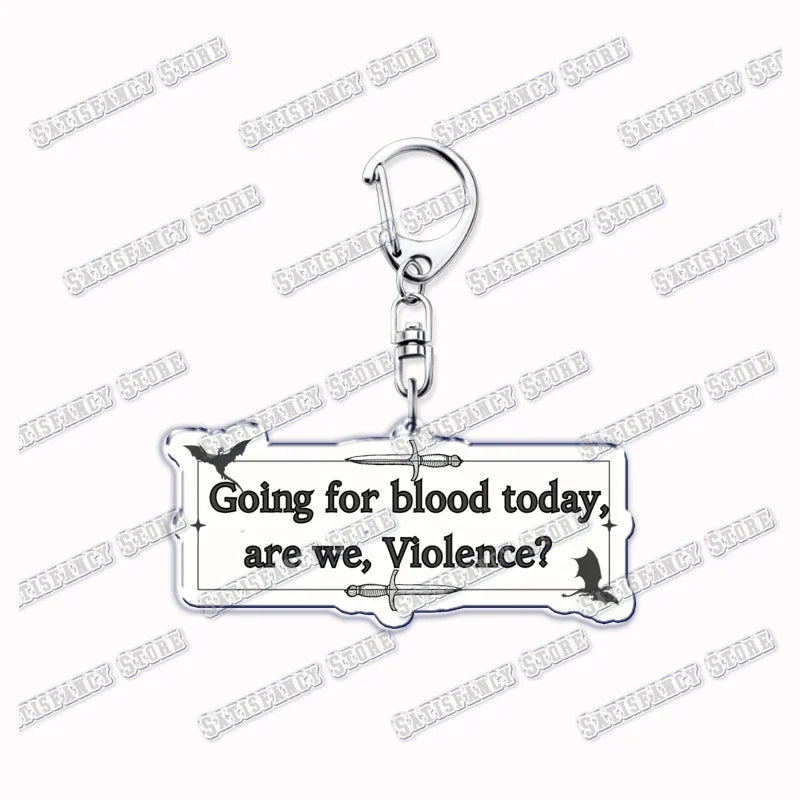 Fourth Wing Basgiath Dragon Keychain