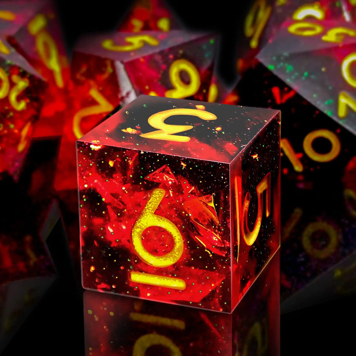 Dark Crystal Resin 7pc Dice Set