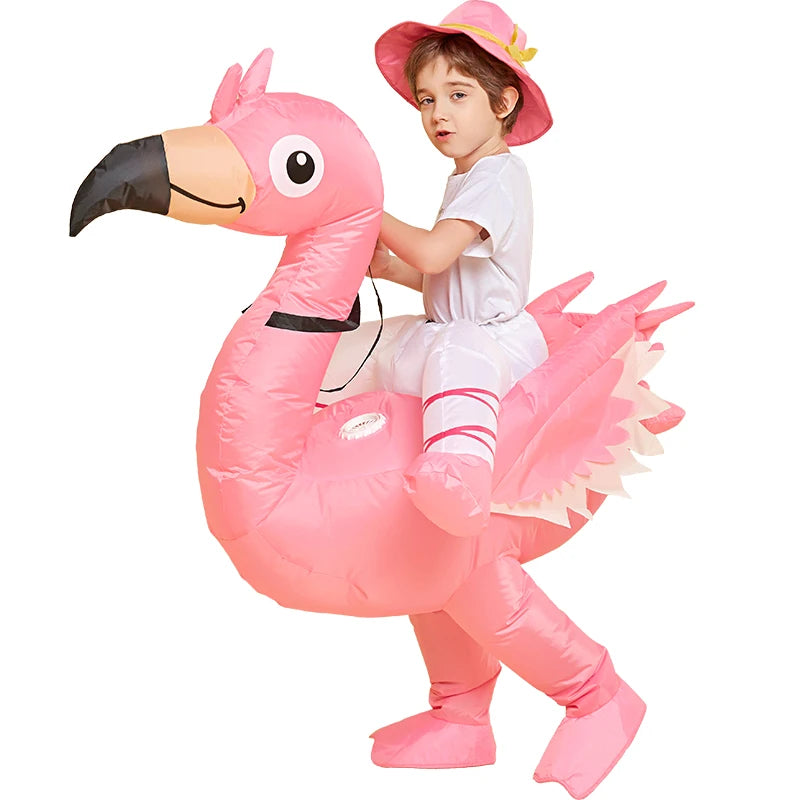 Kids & Adults Costume of Inflatable Flamingo