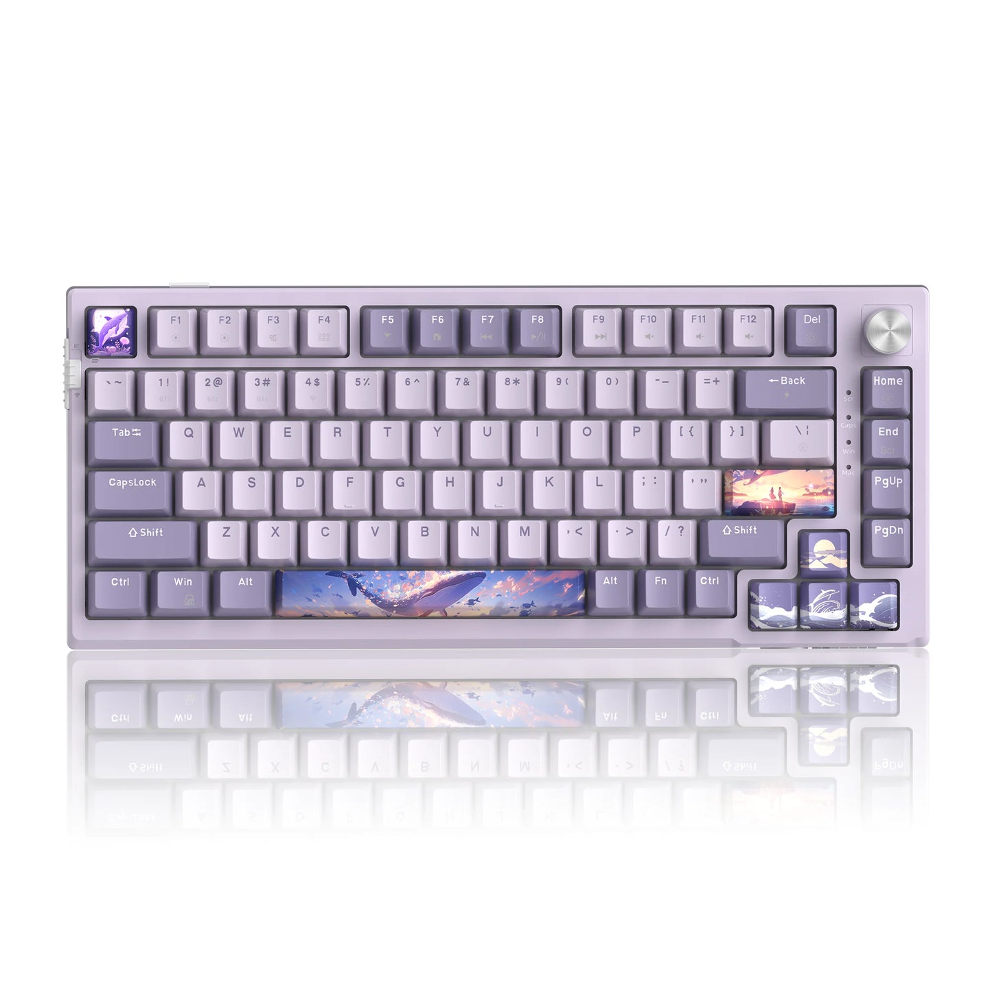 MageGee SKY81 75% Mechanical Gaming Keyboard - Purple Ocean