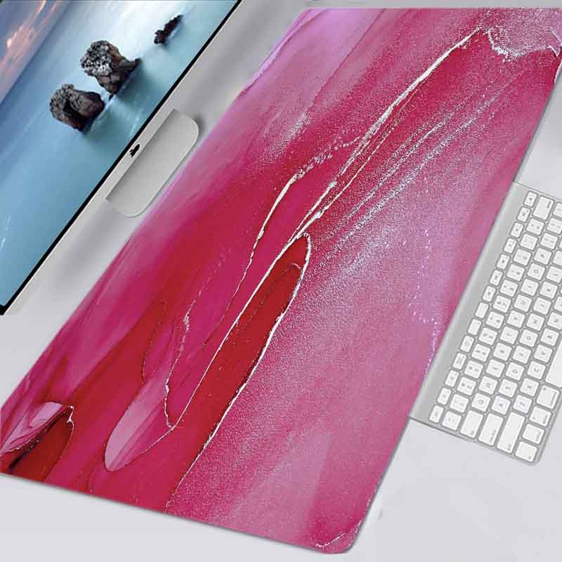 Colourful Marble Keyboard and Mouse Mats