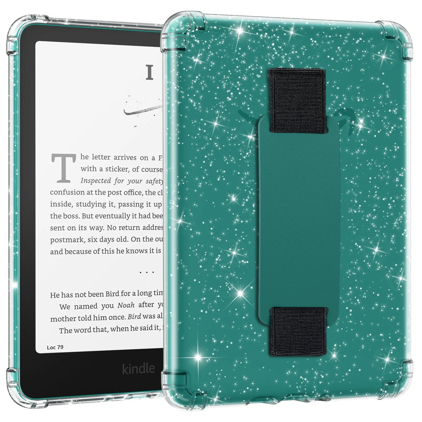 Glitter Case with Hand Strap for 7" Kindle Paperwhite 12th Generation