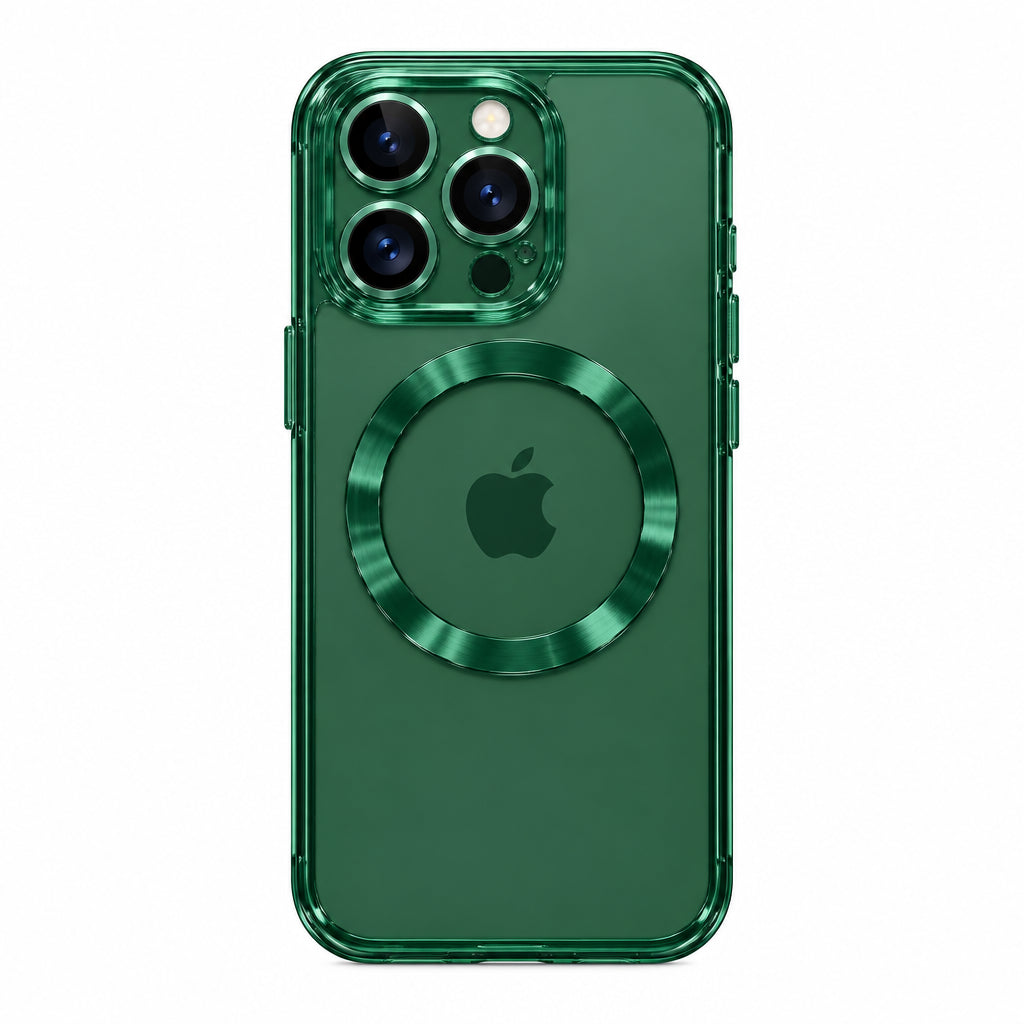 Solid Green metallic iPhone case