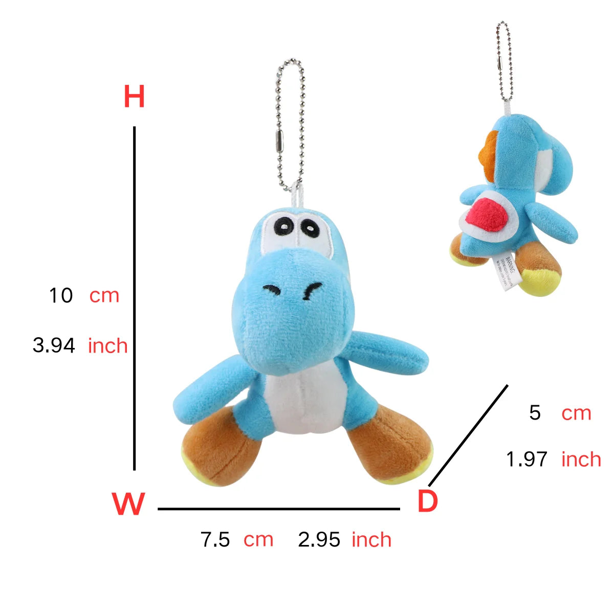 Super Mario Plush Toys Keychains