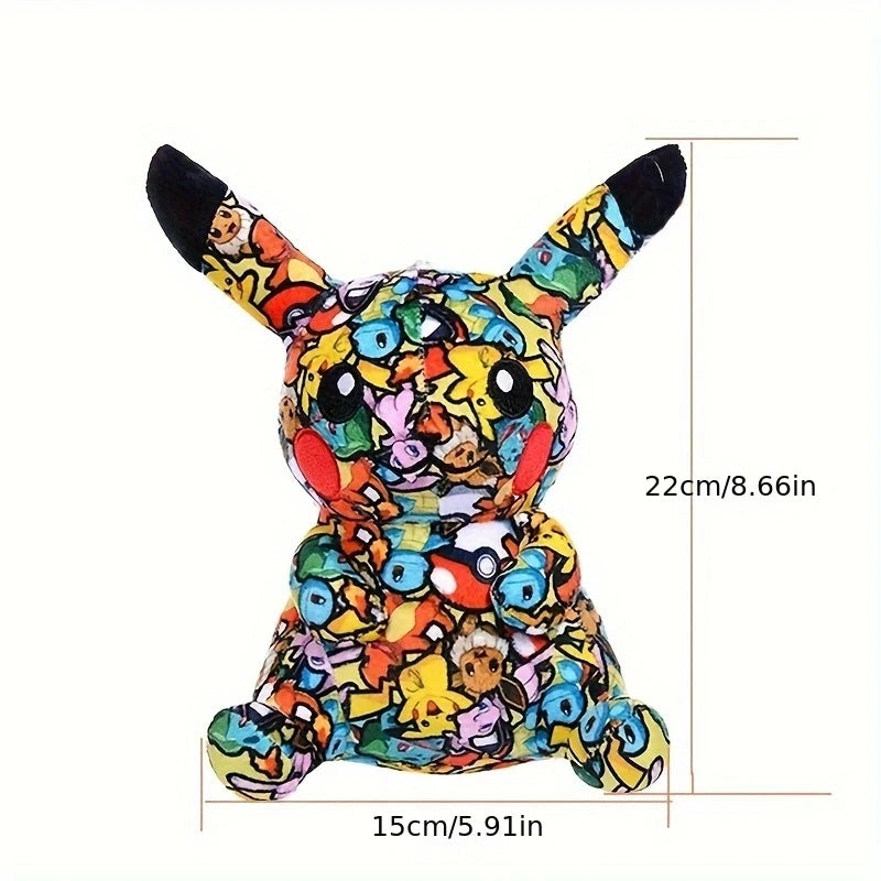 Plush Toy 20cm of Colourful Pikachu