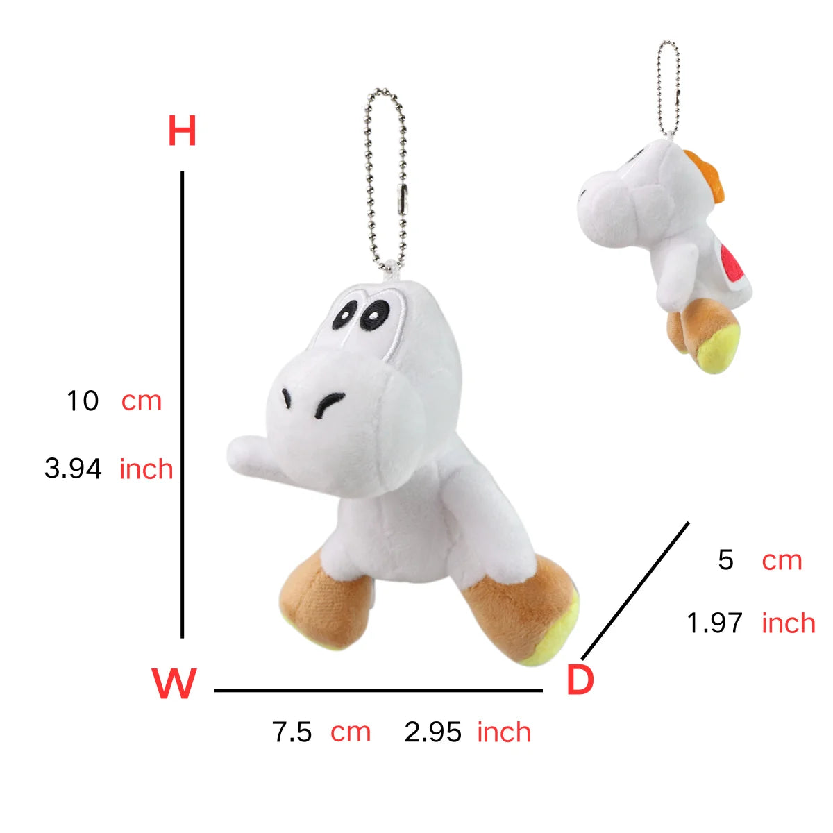 Super Mario Plush Toys Keychains