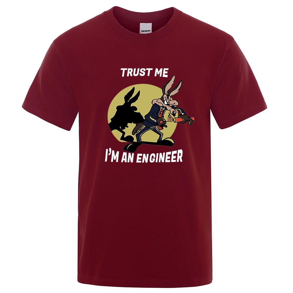 Wile E Coyote Engineer Men's Graphic Tee