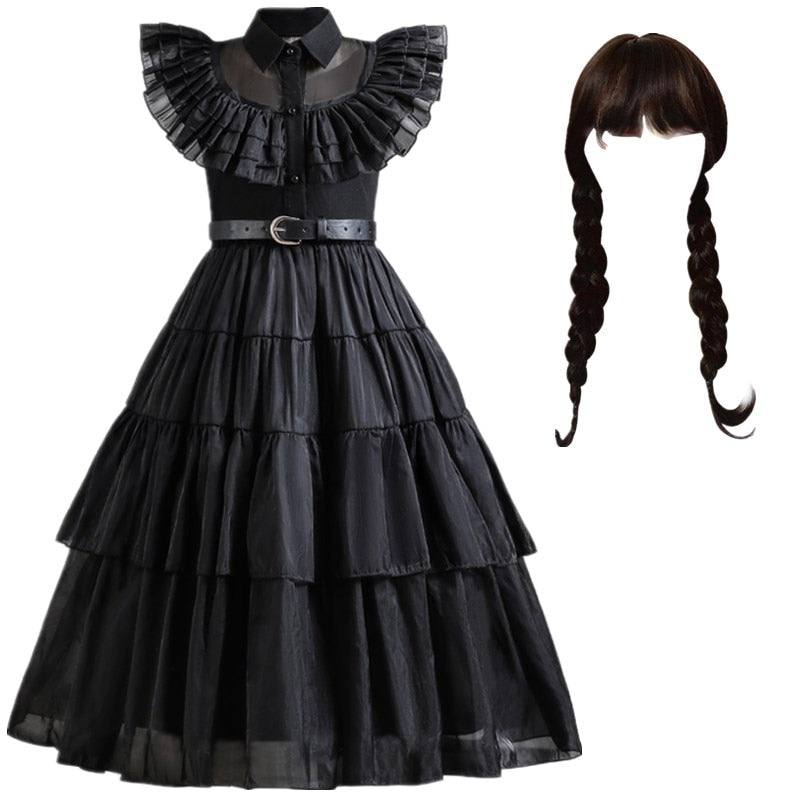 Wednesday Addams Kids Costume