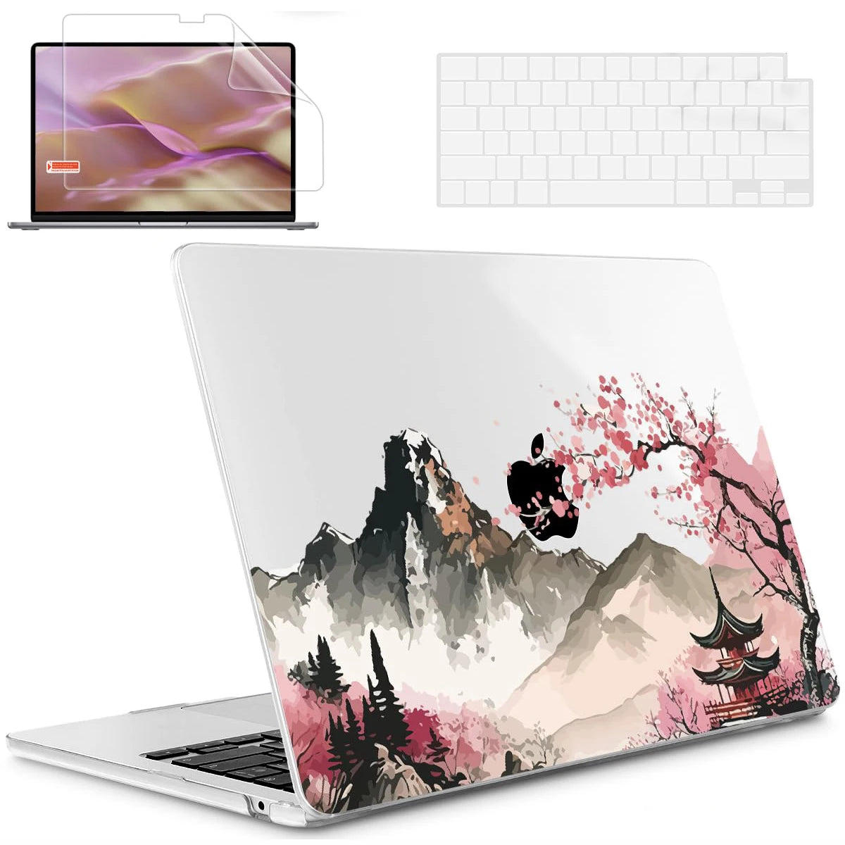 Japanese Landscape Snap-On Case for MacBooks