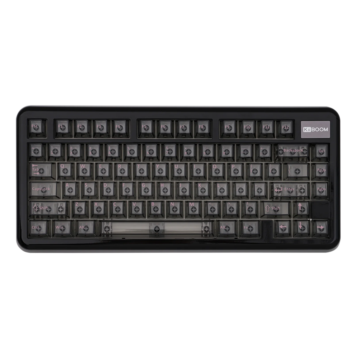 KiiBOOM Phantom81 Lite black keyboard viewed from the front
