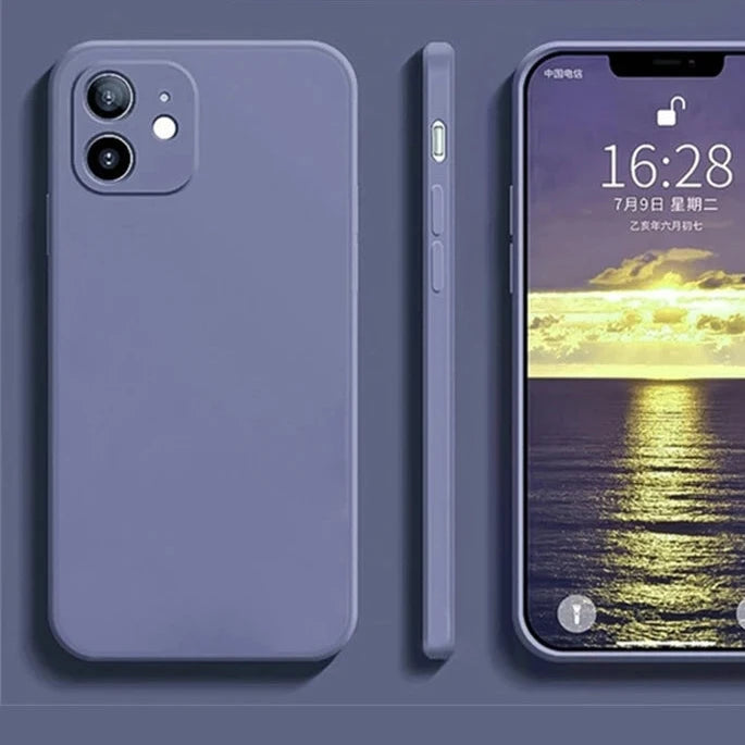 Luxury Liquid Silicone Shockproof iPhone Case - iPhone X Models