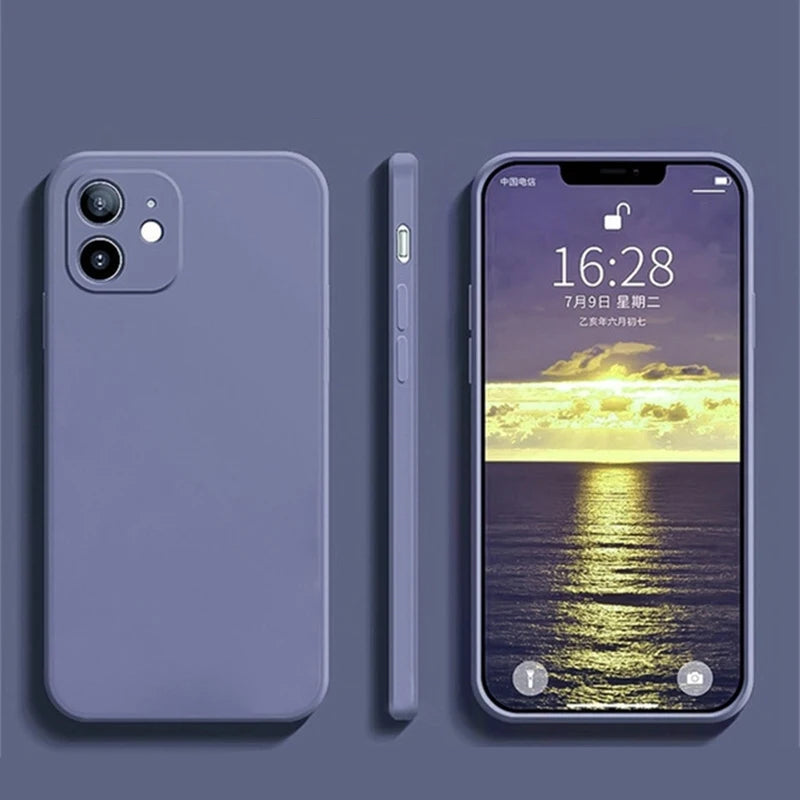 Luxury Liquid Silicone Shockproof iPhone Case - iPhone 13 Models