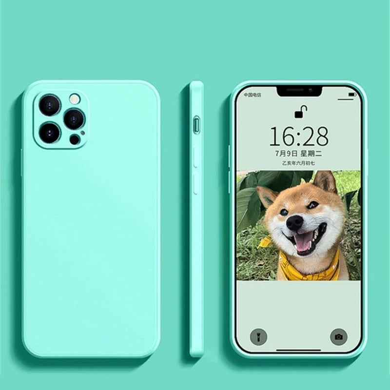 Luxury Liquid Silicone Shockproof iPhone Case - iPhone 13 Models