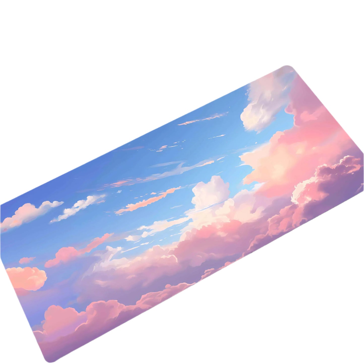 Computer Desk Mats of Pink Clouds