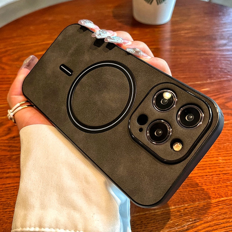 Leather Luxury Magsafe iPhone Case