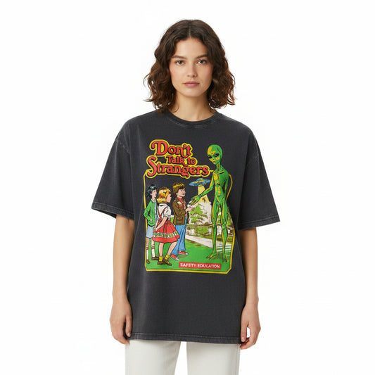 Don't Talk to Strangers Women's Graphic Tee