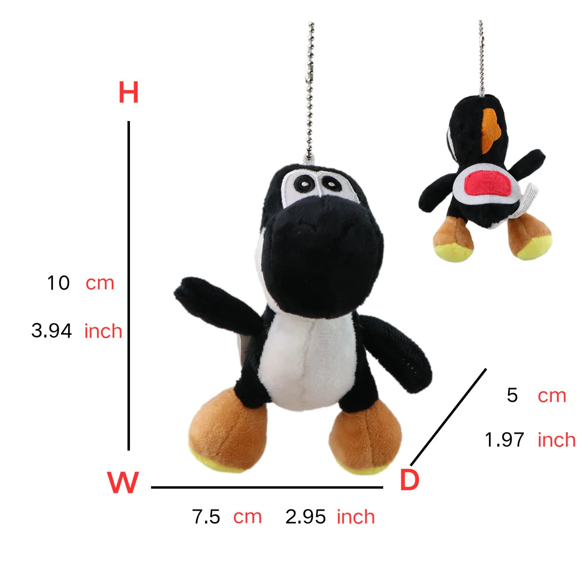 Super Mario Plush Toys Keychains