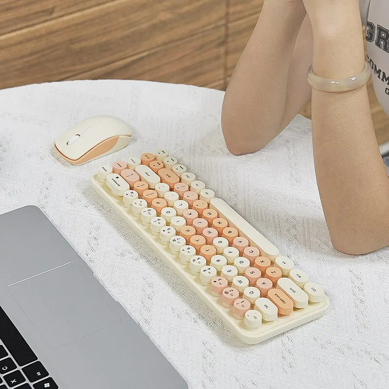 MOFII Compact Wireless Keyboard and Mouse Set