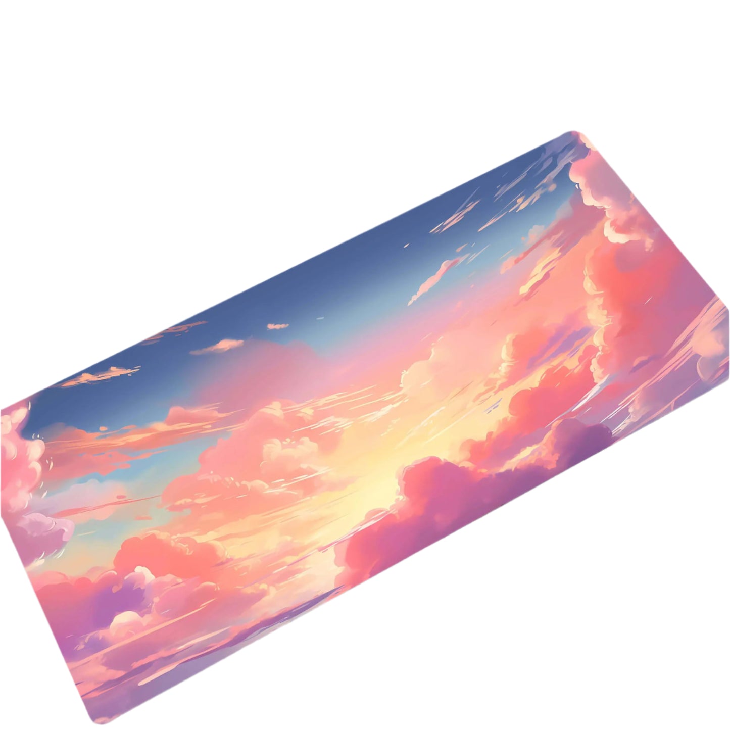 Computer Desk Mats of Pink Clouds