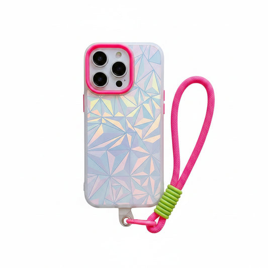 Colourful Laser Diamond iPhone Case
