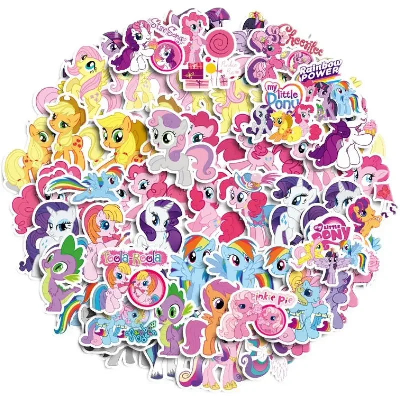 66pcs Decorative Stickers of My Little Pony