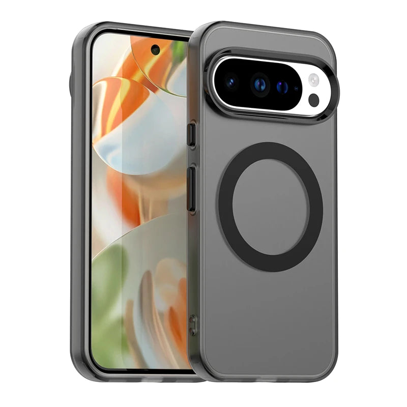 Black side view candy colour Google Pixel case