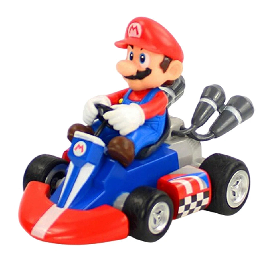 Super Mario Pull Back Race Car Toy